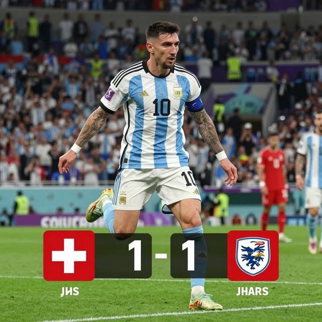 Argentina vượt qua Thụy Sĩ trong hiệp phụ, hẹn gặp Anh ở bán kết