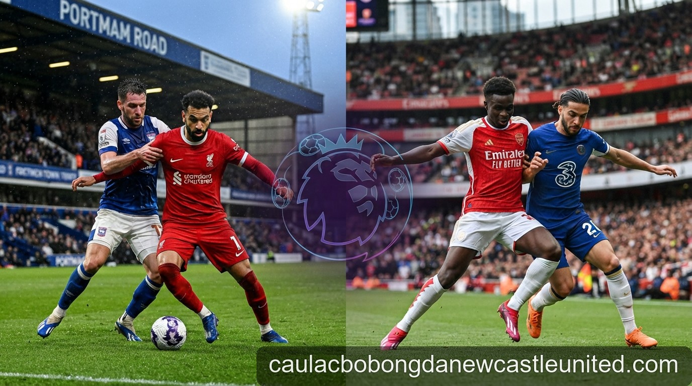 Ngoại hạng Anh vòng 4: Liverpool hành quân đến Ipswich, Arsenal đại chiến Chelsea